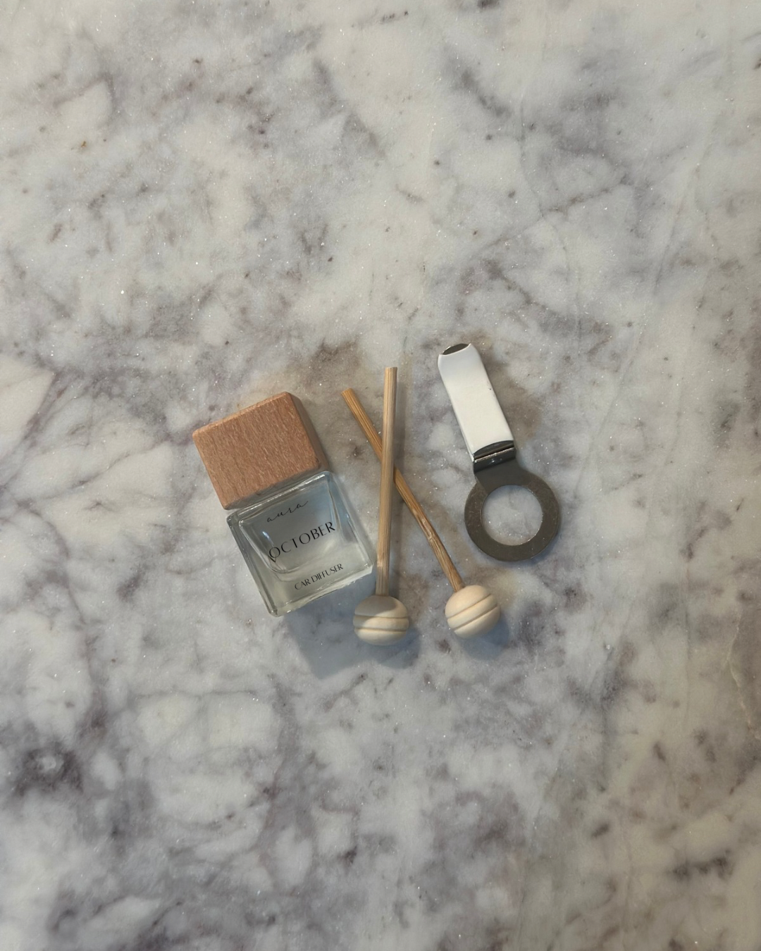 CRÈME PINE CAR DIFFUSER