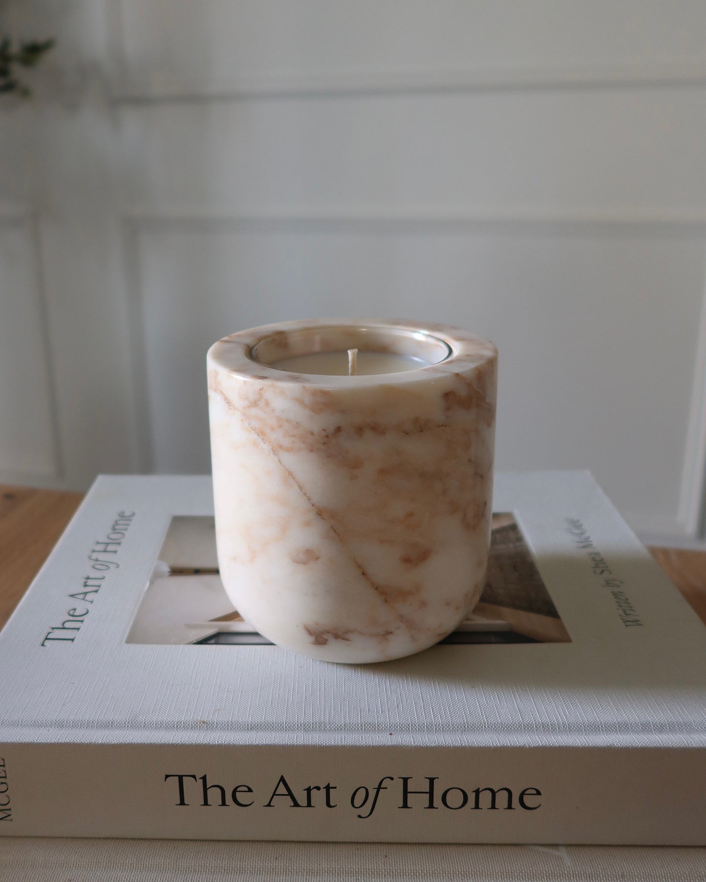 CALACATTA GOLD MARBLE REFILLABLE CANDLE