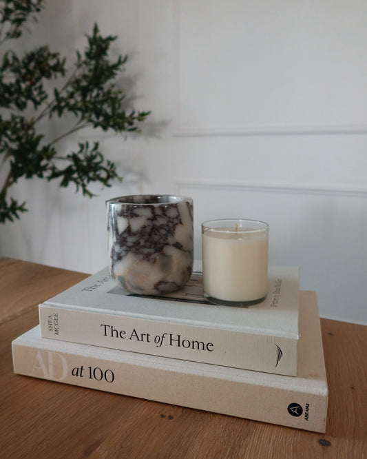 CALACATTA VIOLA MARBLE REFILLABLE CANDLE