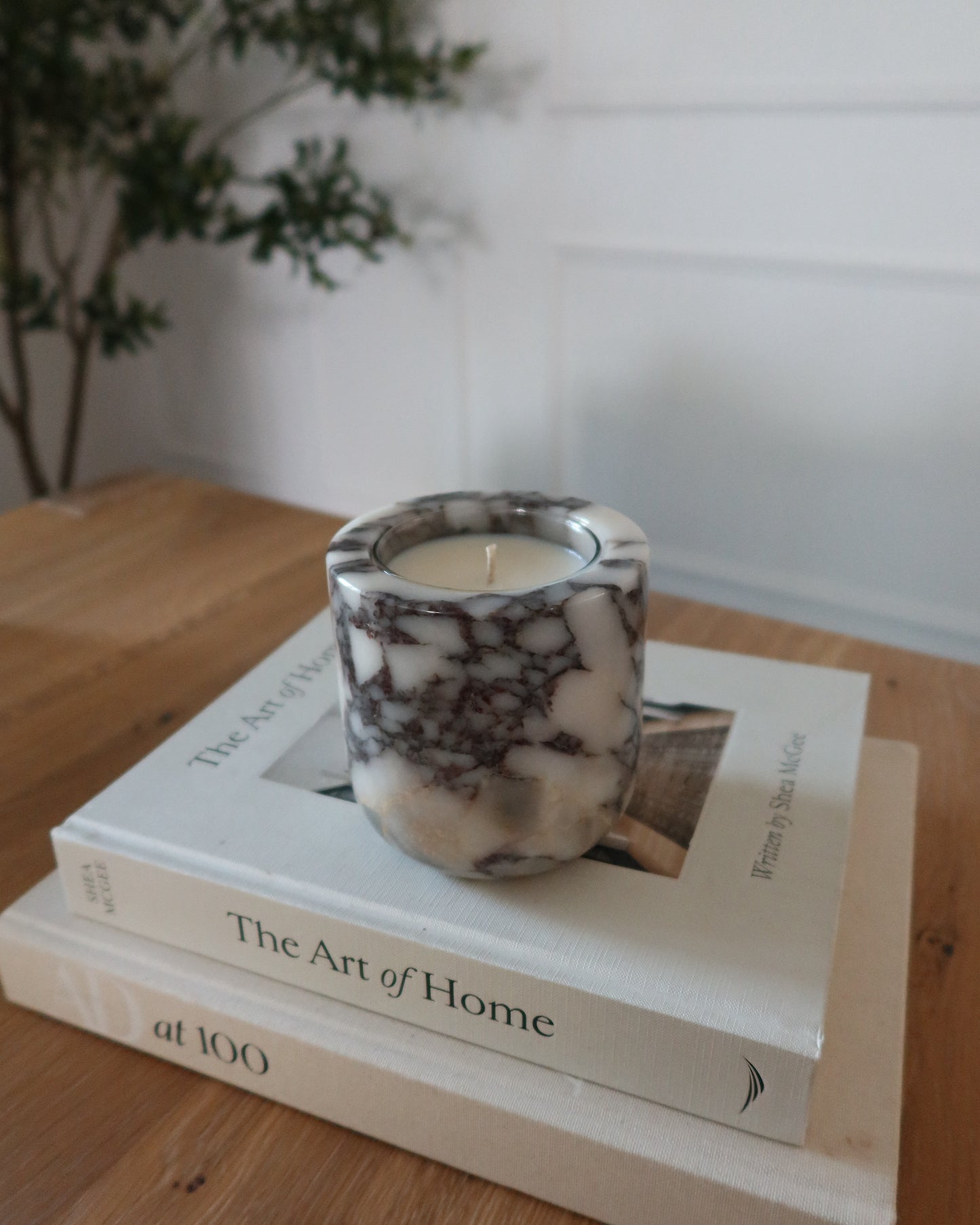 CALACATTA VIOLA MARBLE REFILLABLE CANDLE